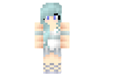 21+ Moon Goddess Minecraft Skin Gif