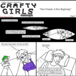  Minecraft Comic: CraftyGirls #9 – A noob move