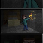  Minecraft Comic: CraftyGirls #19 – Hind n’ Go Panic