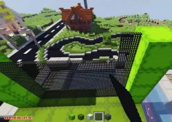 minecraft jumping castle