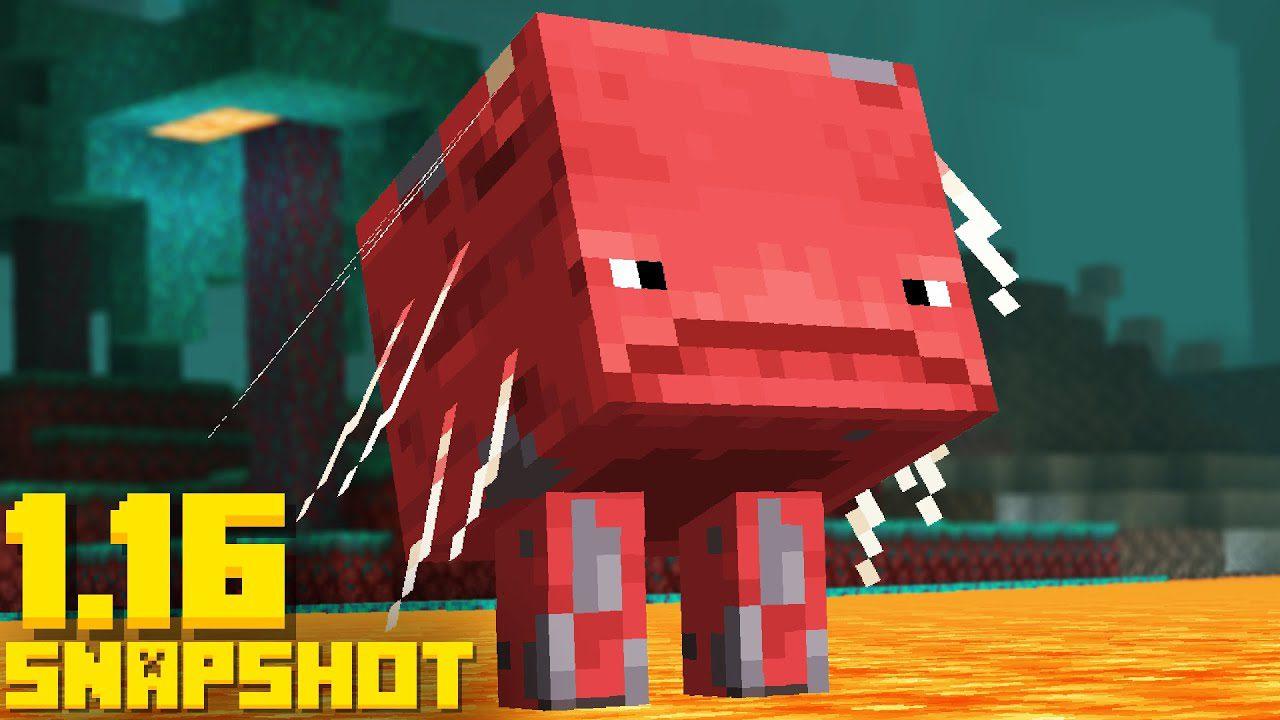 Minecraft 1 16 Snapshot w13a New Strider Mob 9minecraft Net