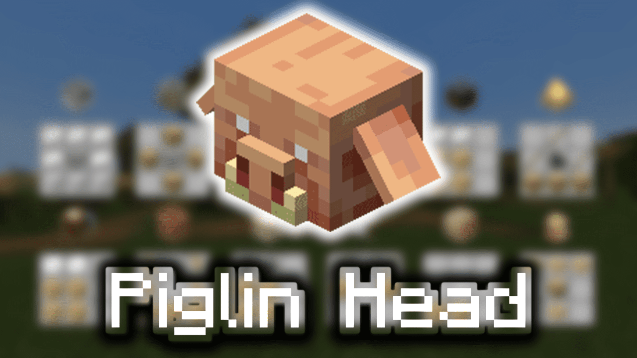 Piglin Head Wiki Guide 9Minecraft Net