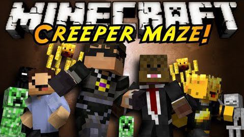 Infinite Creeper Maze Map - 9Minecraft.Net