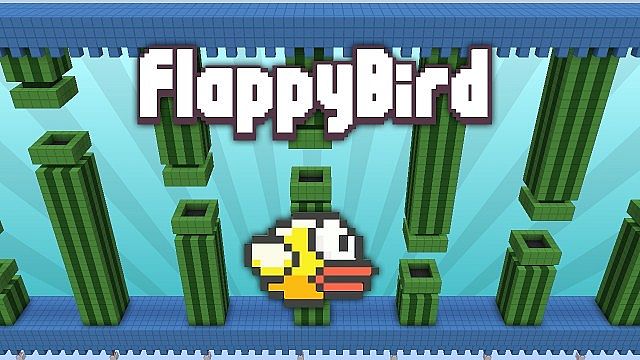 Flappy Bird Map 1.17.1 for Minecraft 