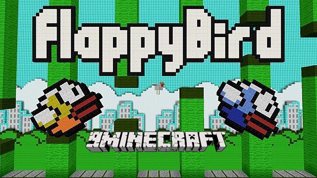 Flappy Bird Map By Dudelcraft Minecraft Net