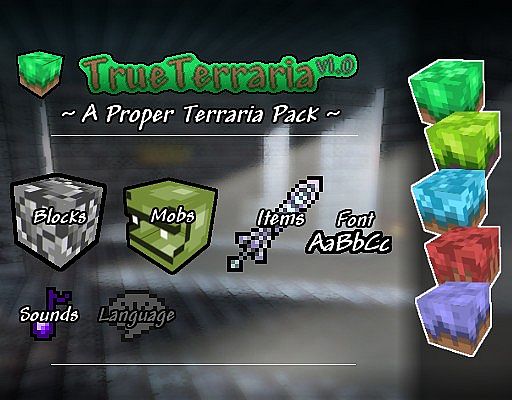 True Terraria Resource Pack 9minecraft Net