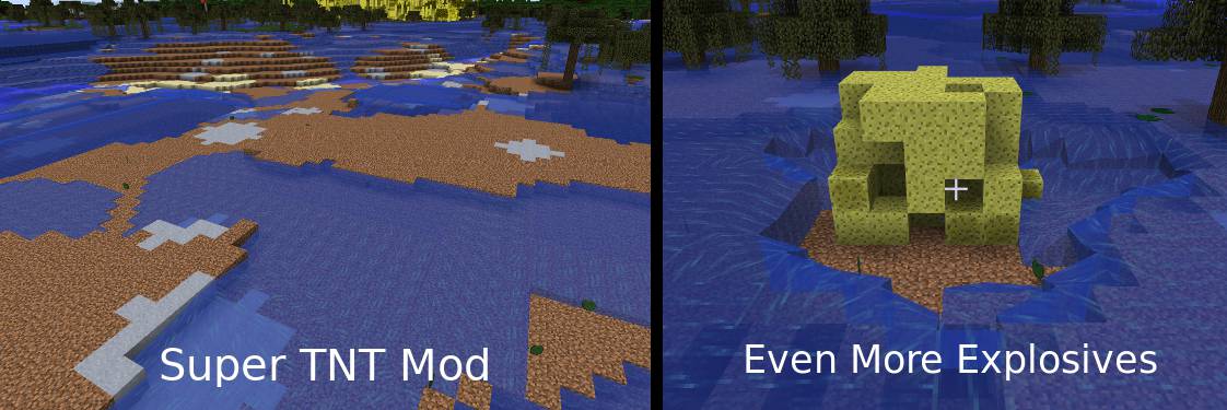 Too Much TNT mod (50+ TNTs) - Minecraft Mods - Mapping and Modding