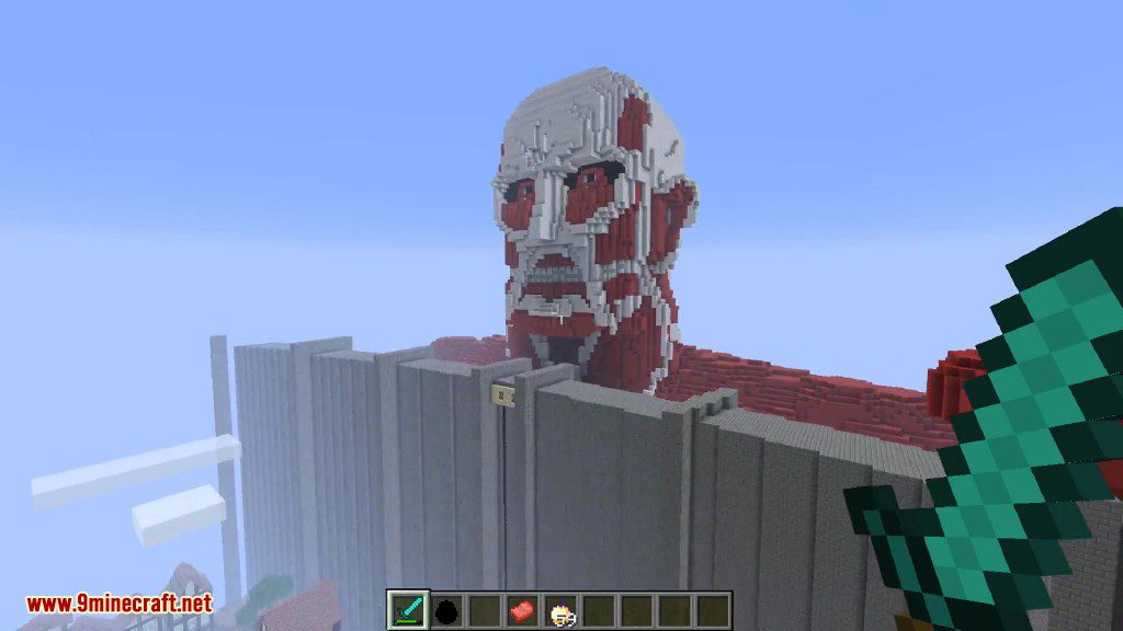 Attack on Titan Mod 1.7.10 (Defeat Evil Giant Mobs) 