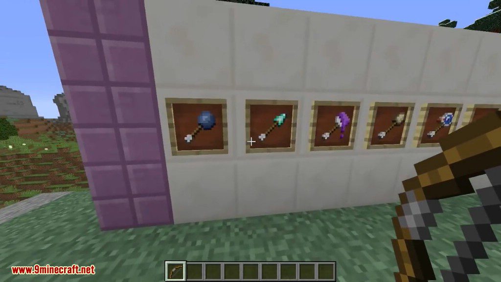 Bullseye Mod 1.12.2/1.11.2 (New Arrow Types) - 9Minecraft.Net