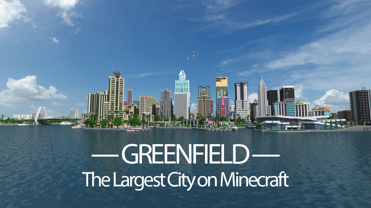 Greenfield minecraft city map