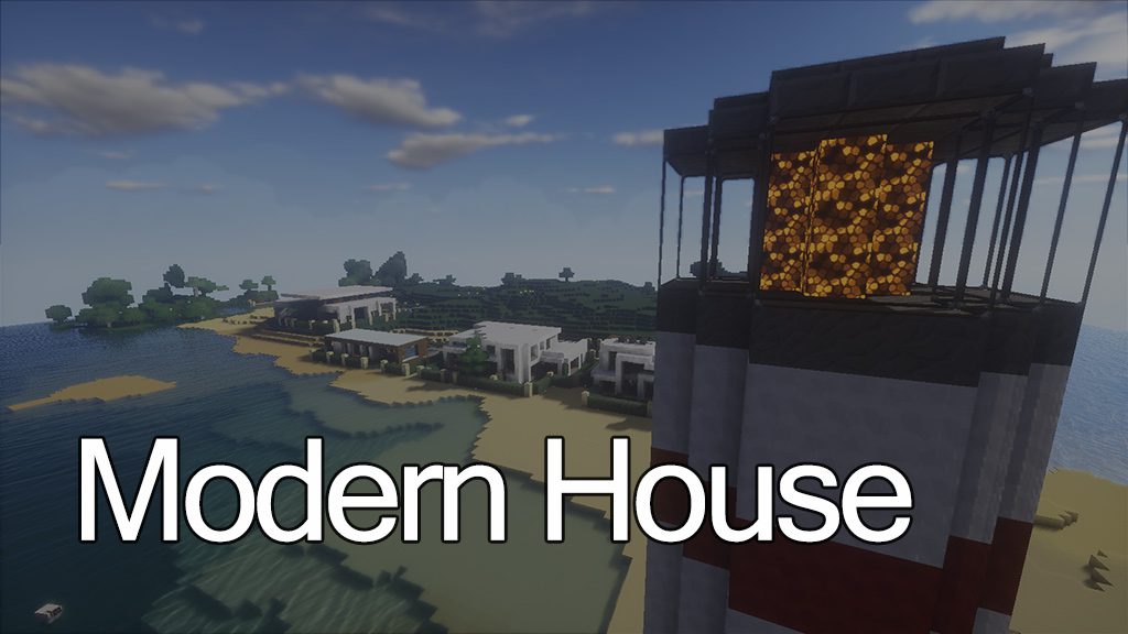 Realistic Modern House Download Tutorial Minecraft Map - Reverasite