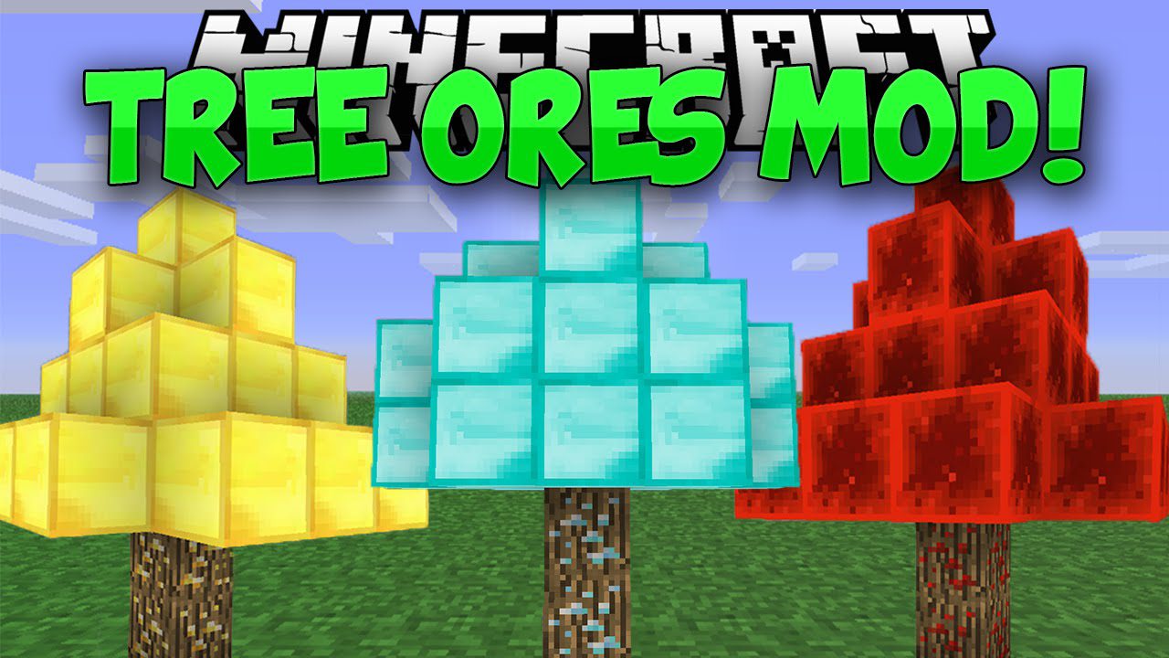 Treeores Mod 1 11 2 1 10 2 Grow Trees Made Of Ores 9minecraft Net
