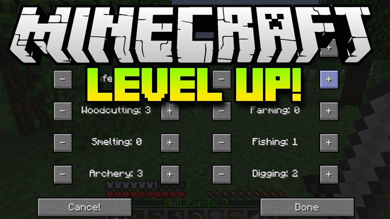 Player Ex Mod (1.19.2, 1.18.2) - Attributes, Levels and Skill Points 