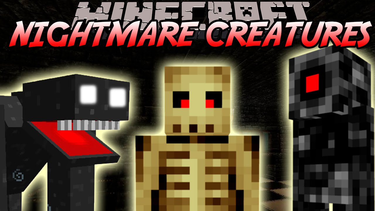Nightmare Creatures Mod 1.7.10 (Make Minecraft Scarier.
