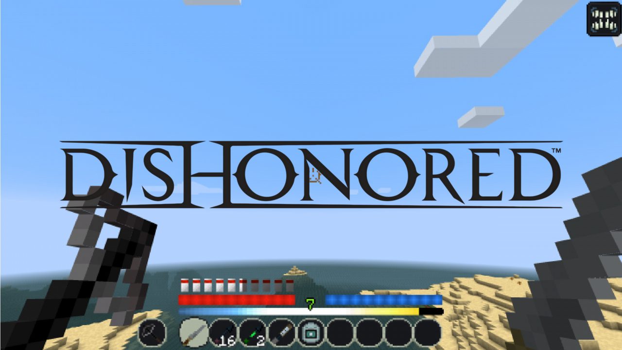 Dishonored Powers and Weapons Minecraft Data Pack