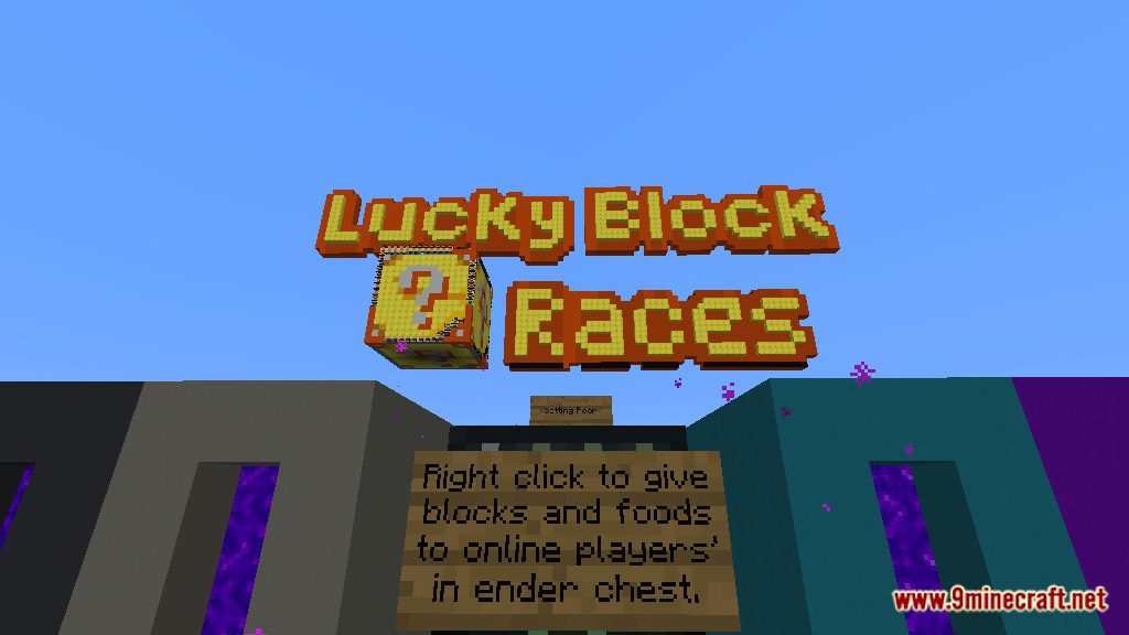 1.16 Lucky Block Race map (Command blocks no longer working due to