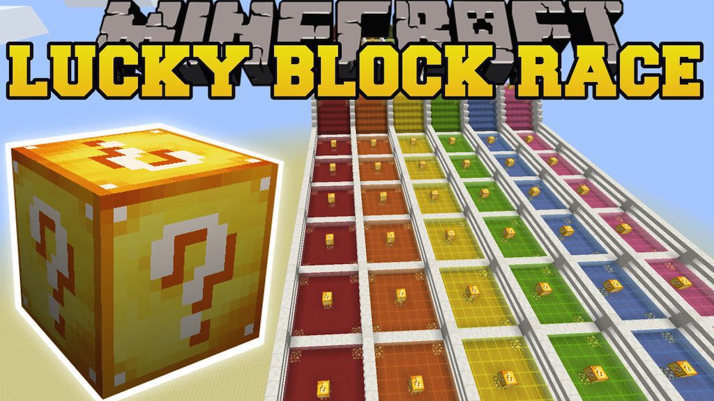 one block lucky block minecraft download