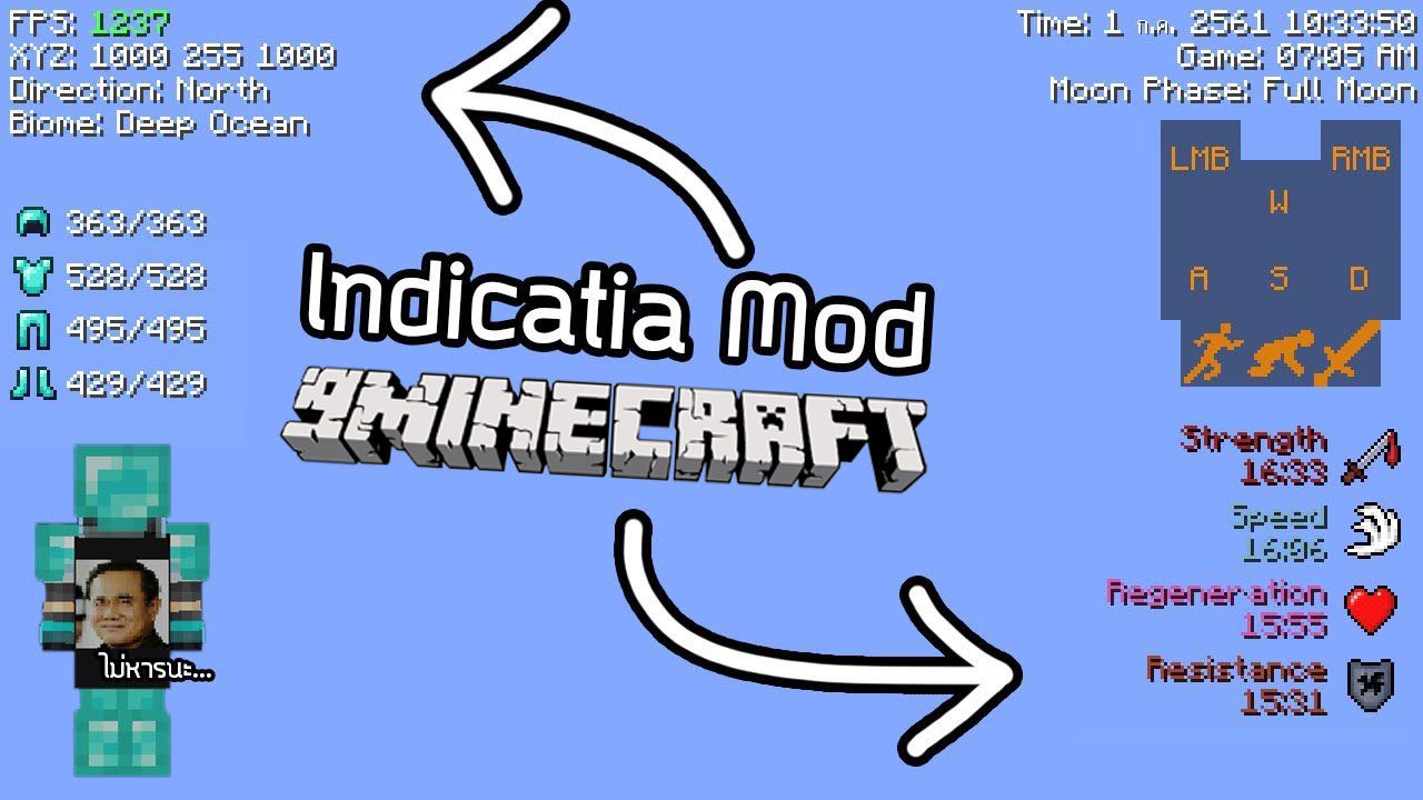 Indicatia Mod 1 19 1 18 2 Simple In Game Info And Utility 9minecraft Net