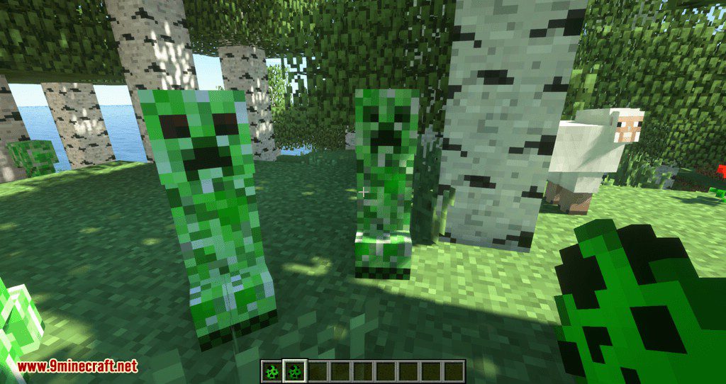 Beta Creepers mod for minecraft 15