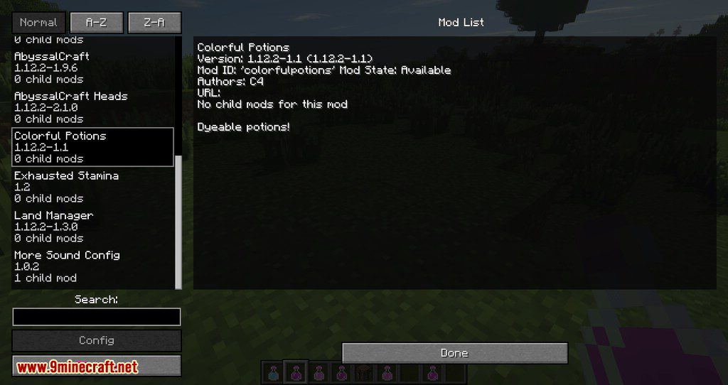 Colorful Potions mod for minecraft 11