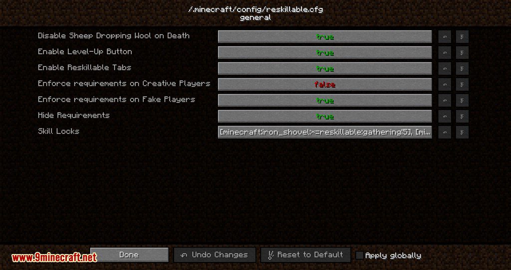 Reskillable mod for minecraft 13