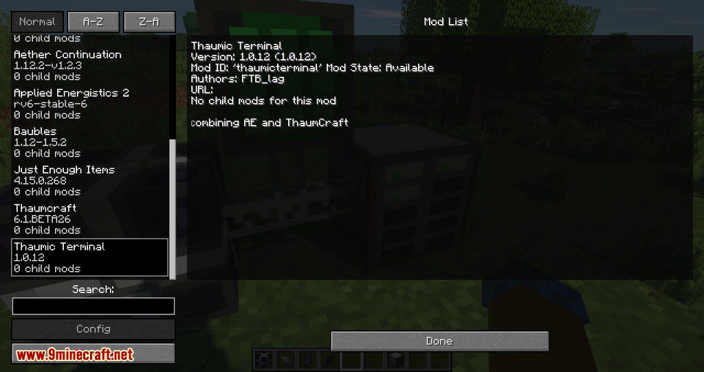 Thaumic Terminal mod for minecraft 11