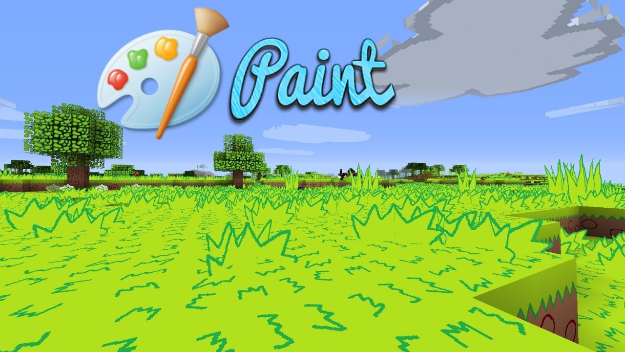 best anime painting texture pack minecraft