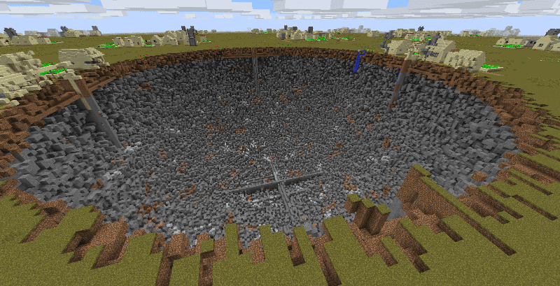 minecraft tnt explosion radius