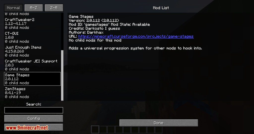 ZenStages mod for minecraft 01