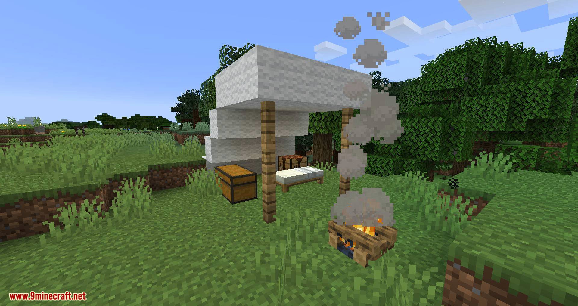 Campfire Incense mod for minecraft 01