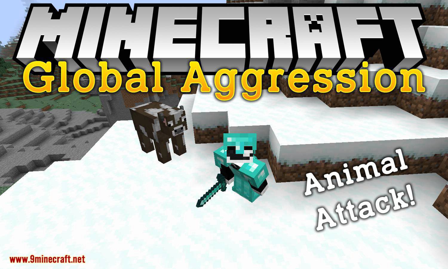 Global Aggression mod for minecraft logo