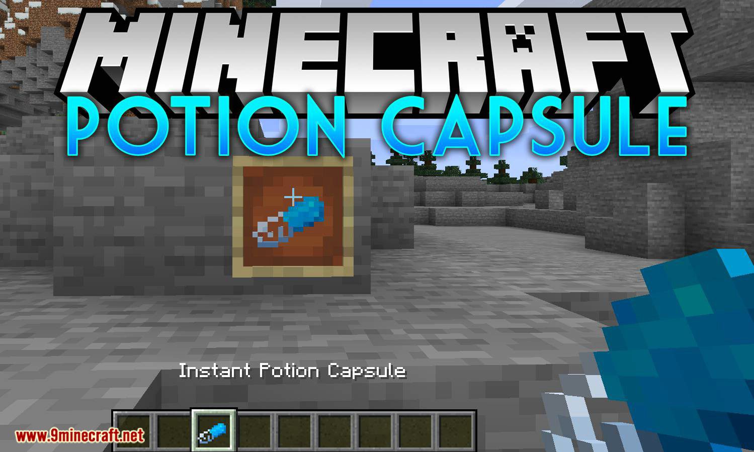 Potion Capsule mod for minecraft logo
