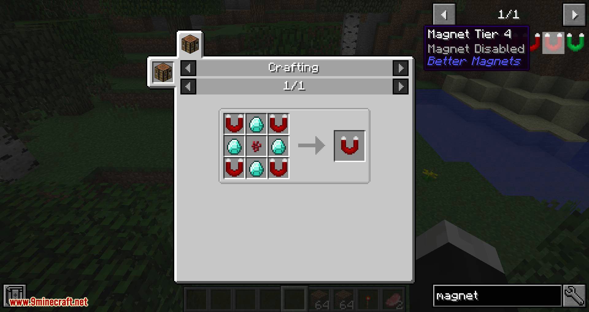 Better Magnets mod for minecraft 10