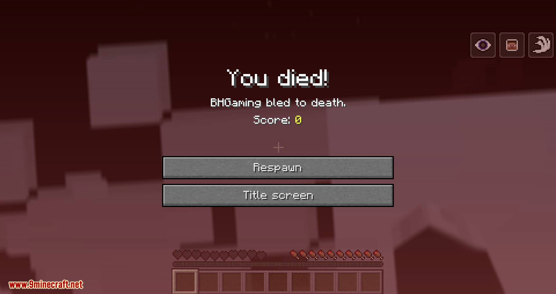 Lightweight Blood Mechanic mod for minecraft 14