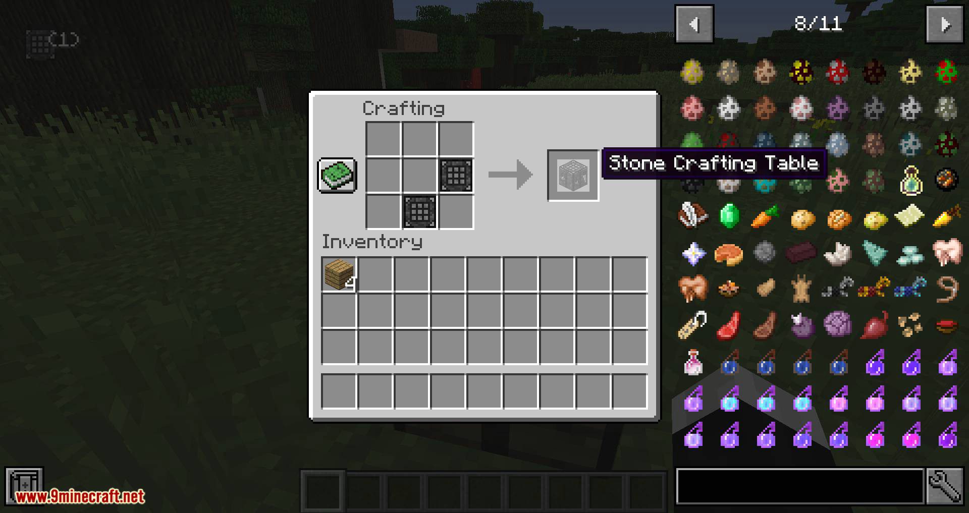 Stone button в майнкрафт. Философский камень майнкрафт крафт. Модами Стоун. Just enough items Mod 1.12.2.