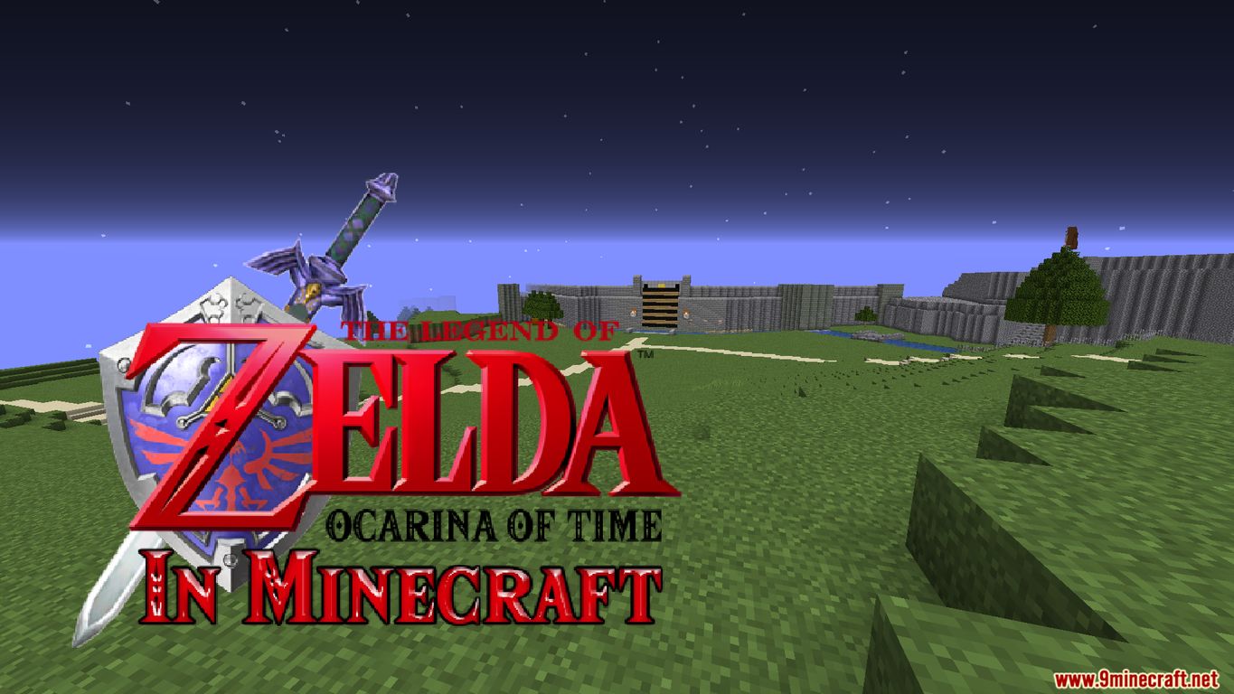 The Legend Of Zelda Ocarina Of Time Map 1 14 4 For Minecraft 9minecraft Net
