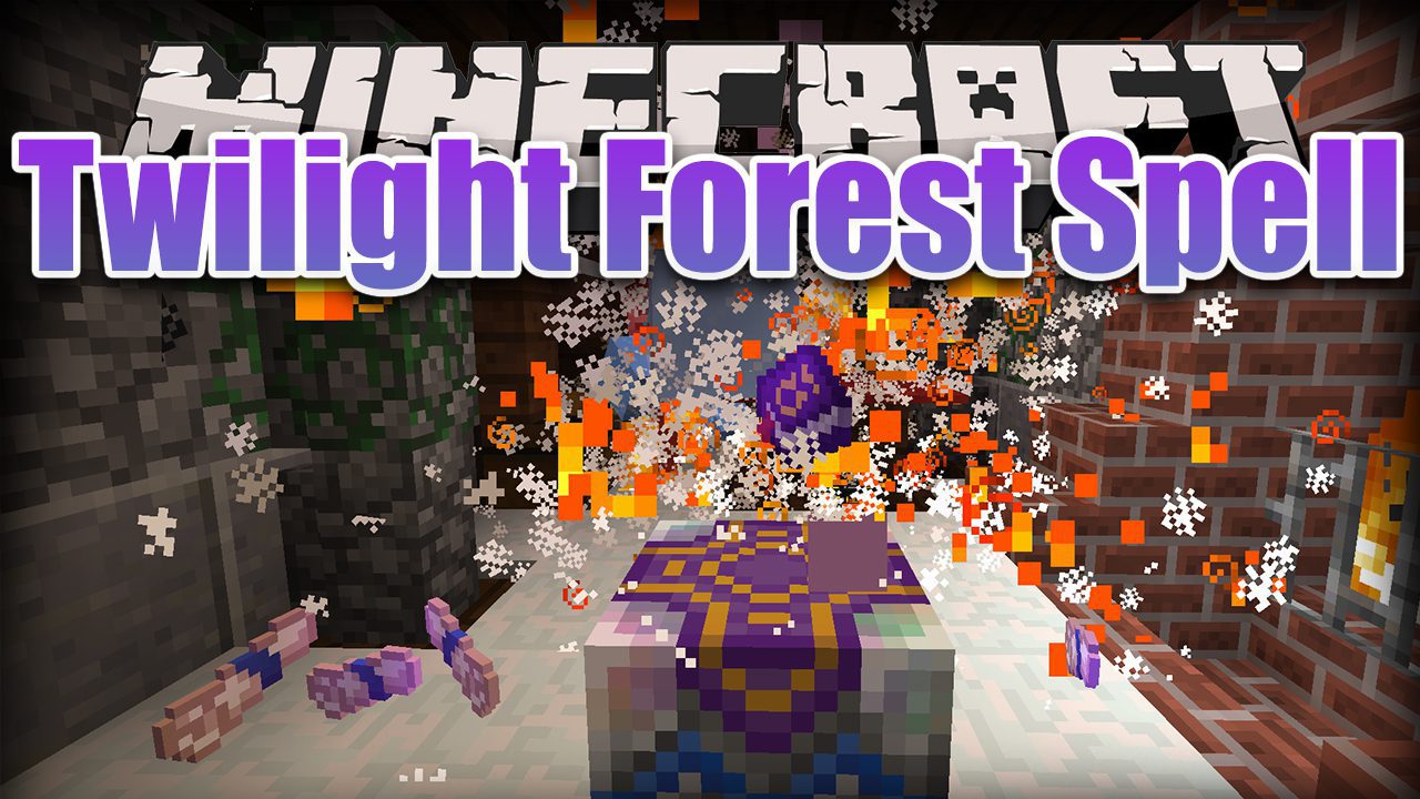 Electroblob's Wizardry: Twilight Forest Spell Pack Mod  (Spells,  Bosses, New Realm) 