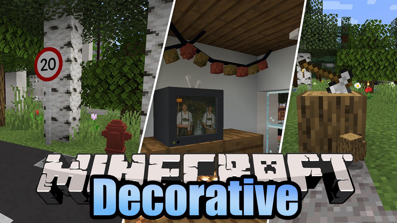 Decorative Mod (1.18.2, 1.17.1) - New Decorations for your World ...