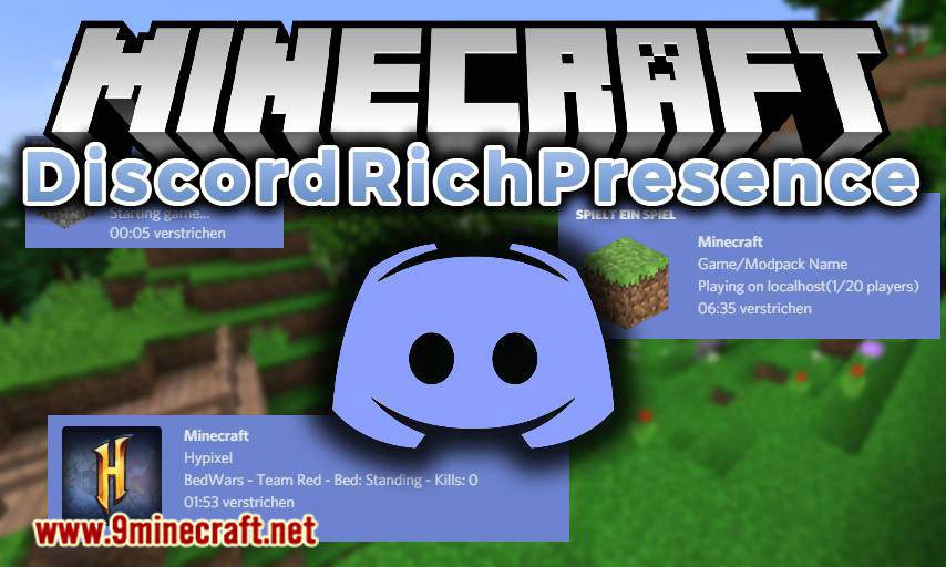 Discordrichpresence Mod 1 16 5 1 15 2 Rich Presence For Discord Users 9minecraft Net