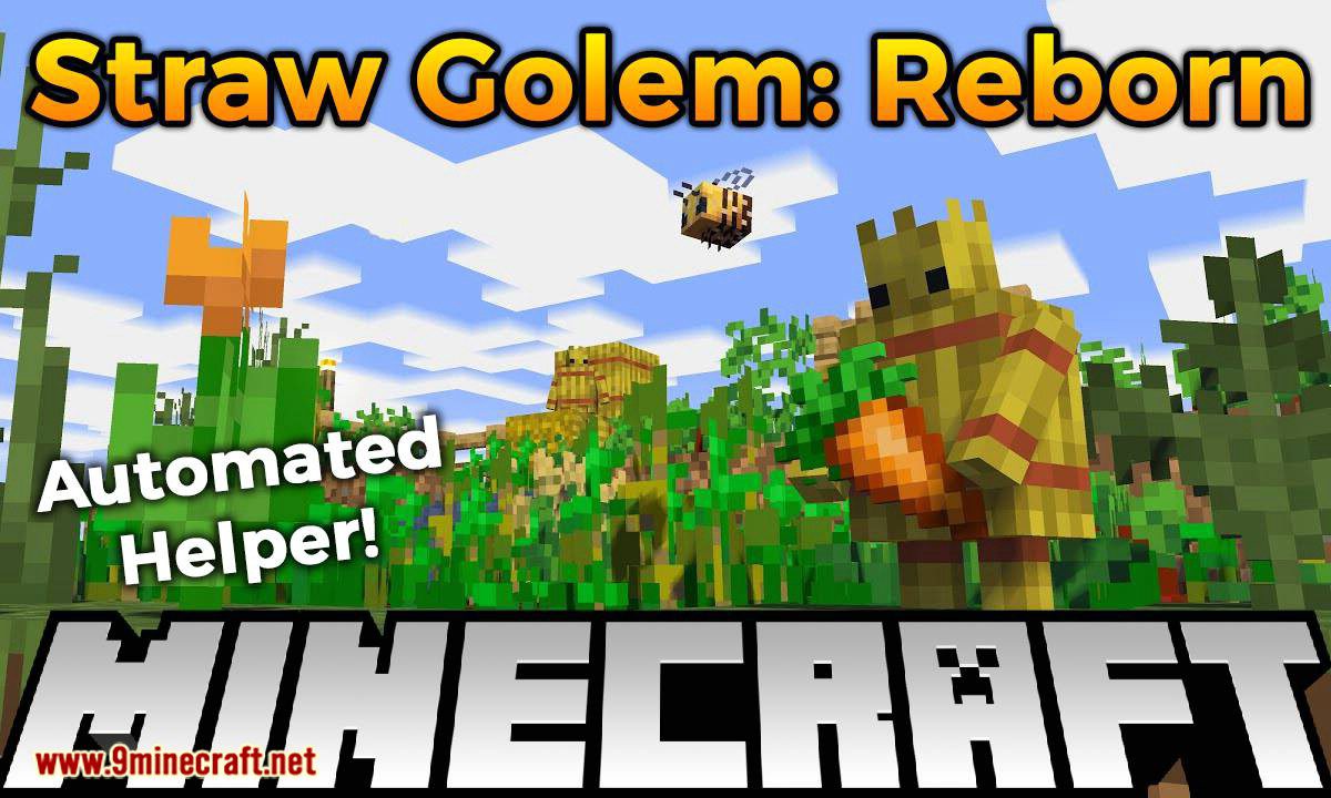 Straw Golem Reborn Mod 1.17.1-1.14.4 – Bringing Farming Fun Back