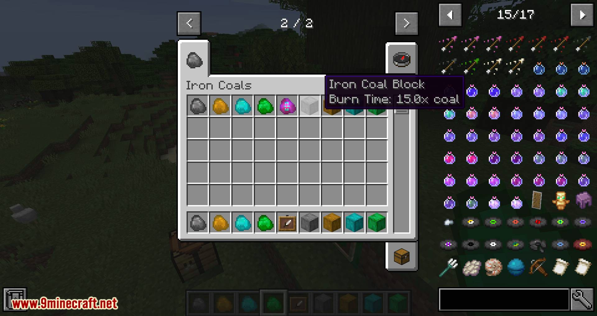 Iron Coals Mod (1.19.2, 1.18.2) - Infinity Burning Coal 9Minecraft.Net