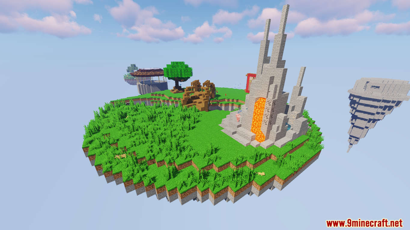 Skyblock Uncharted Map 1.16.4 for Minecraft - 9Minecraft.Net
