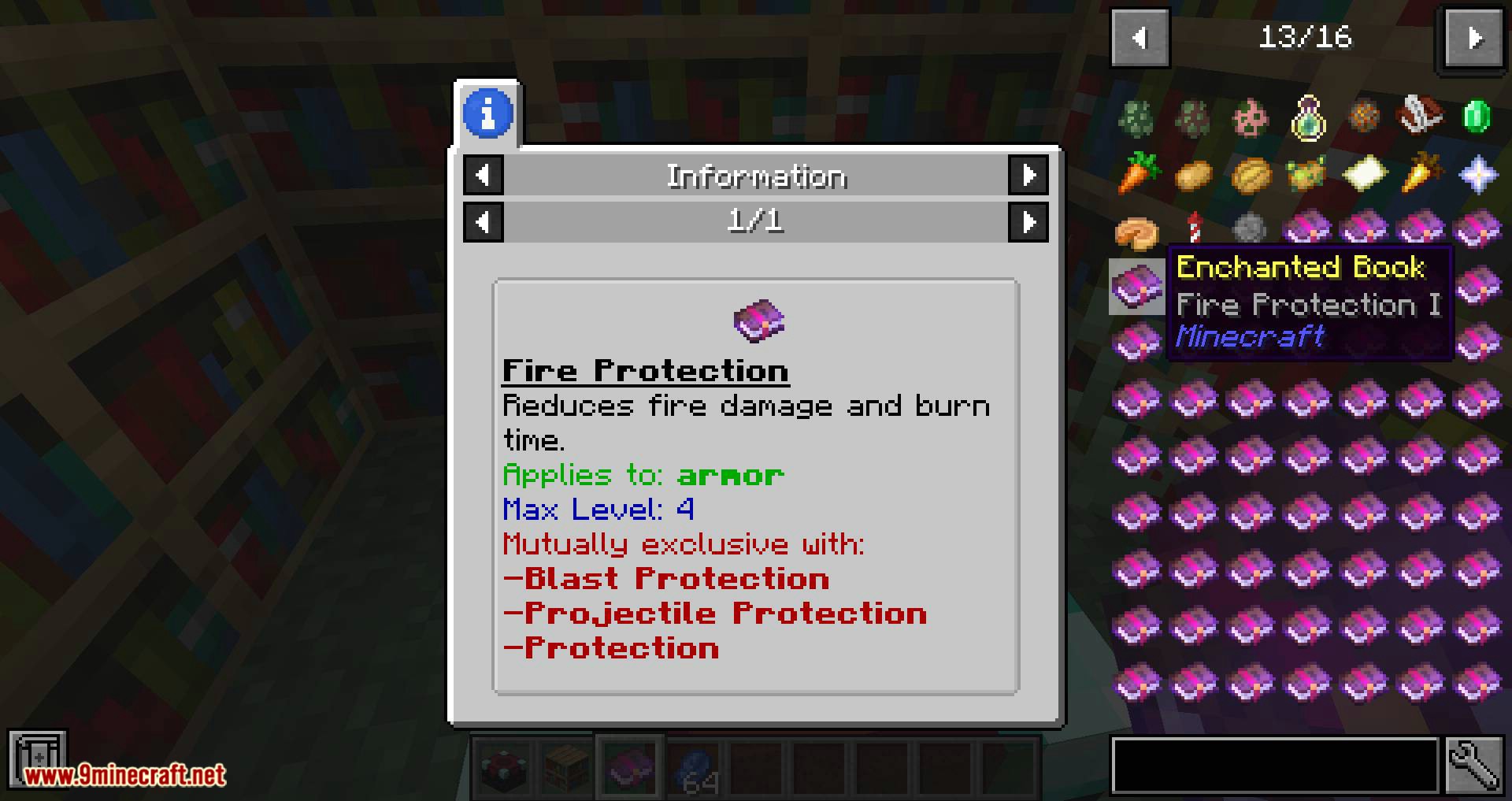 JEI Enchantment Info mod for minecraft 08