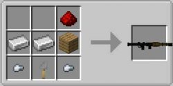 minecraft gun customization mod 1.7.10 crafting recipes