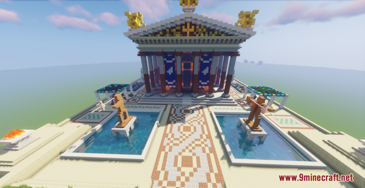 Greek Temple Of Poseidon Map 1 17 1 For Minecraft 9minecraft Net