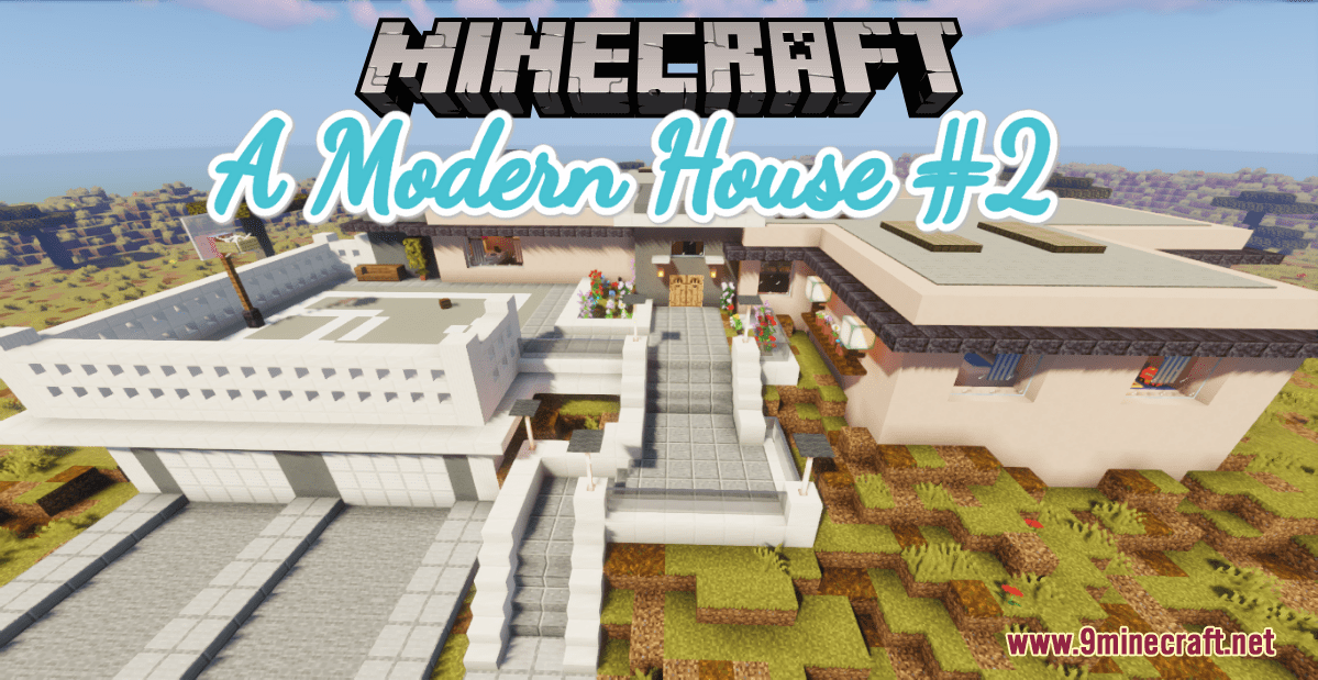 Modern House 02/ Casa moderna 02. Modelo Arizona. Minecraft Map