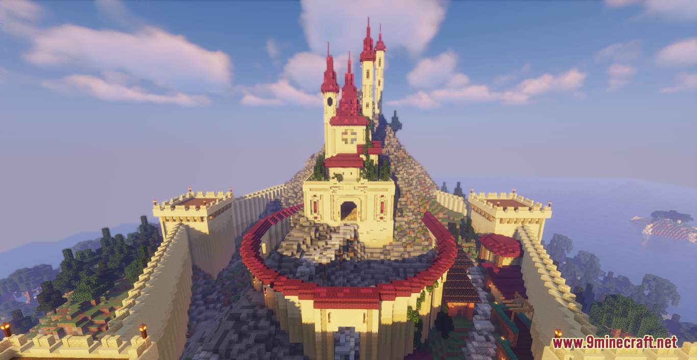 Island Castle Map 1.17.1 for Minecraft - 9Minecraft.Net