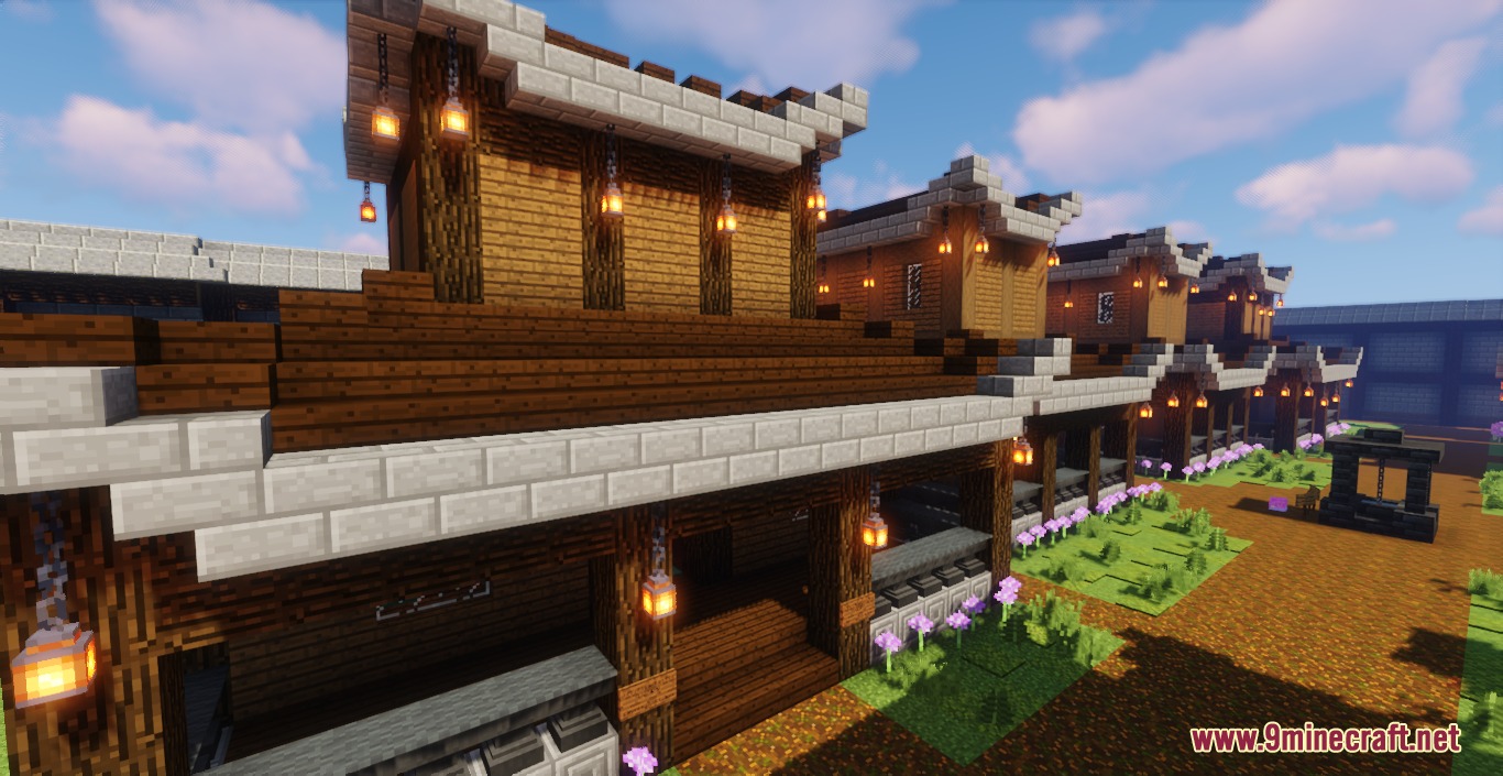 Medieval Japanese Town Map (1.19.2, 1.18.2) - Lovely Japanese ...