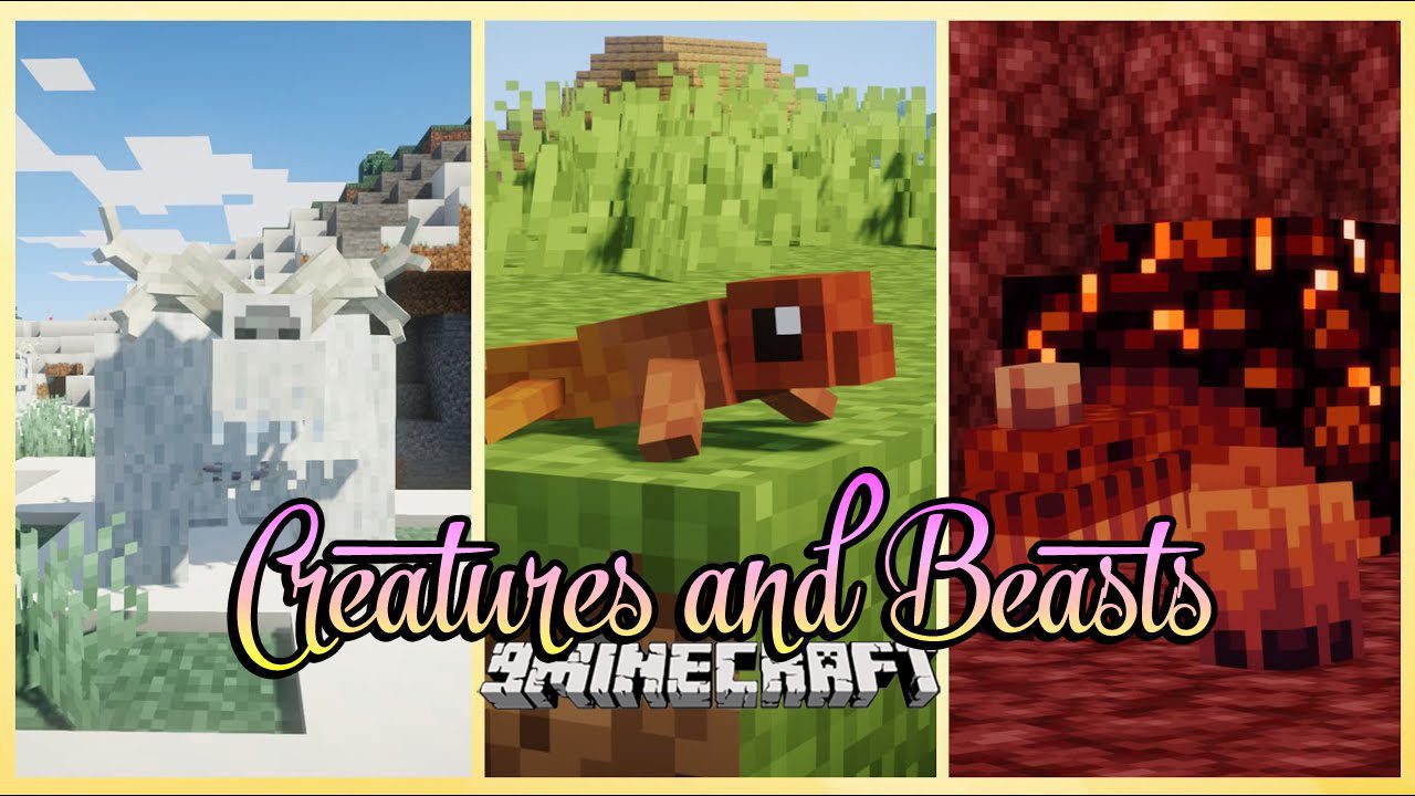 Creatures And Beasts Mod 1 19 2 1 18 2 New Creatures Friendly And Hostile 9minecraft Net