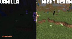 Night vision текстур пак майнкрафт пе